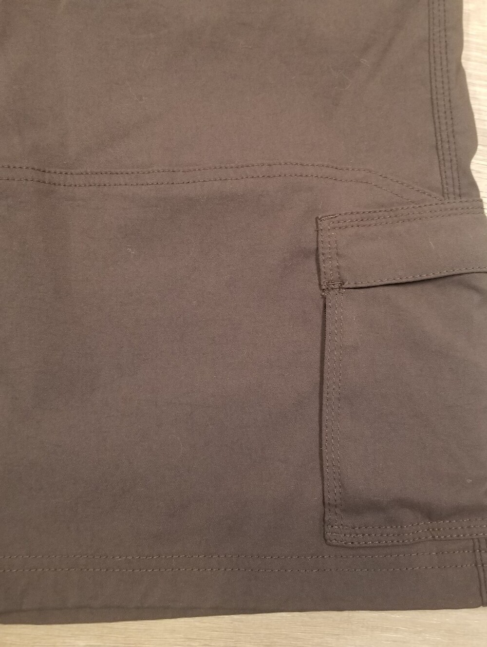 Prana Stretch Zion Cargo Shorts Mens Size 40x10 Dark Gray Hiking Outdoor Casual - Picture 2 of 9